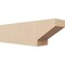 Ekena Millwork 6in. W x 8in. H x 28in. L Clemmons Woodgrain TimberThane Rafter Tail, Primed Tan RFTUR06X08X28CLERCPR - alternate 1